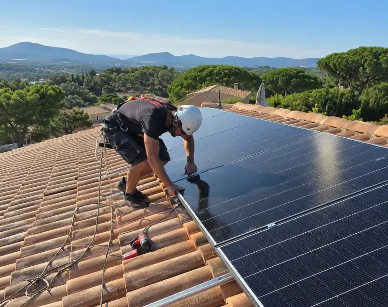 Installateur panneaux solaires Sainte-Colome — pose photovoltaïque sur toiture
